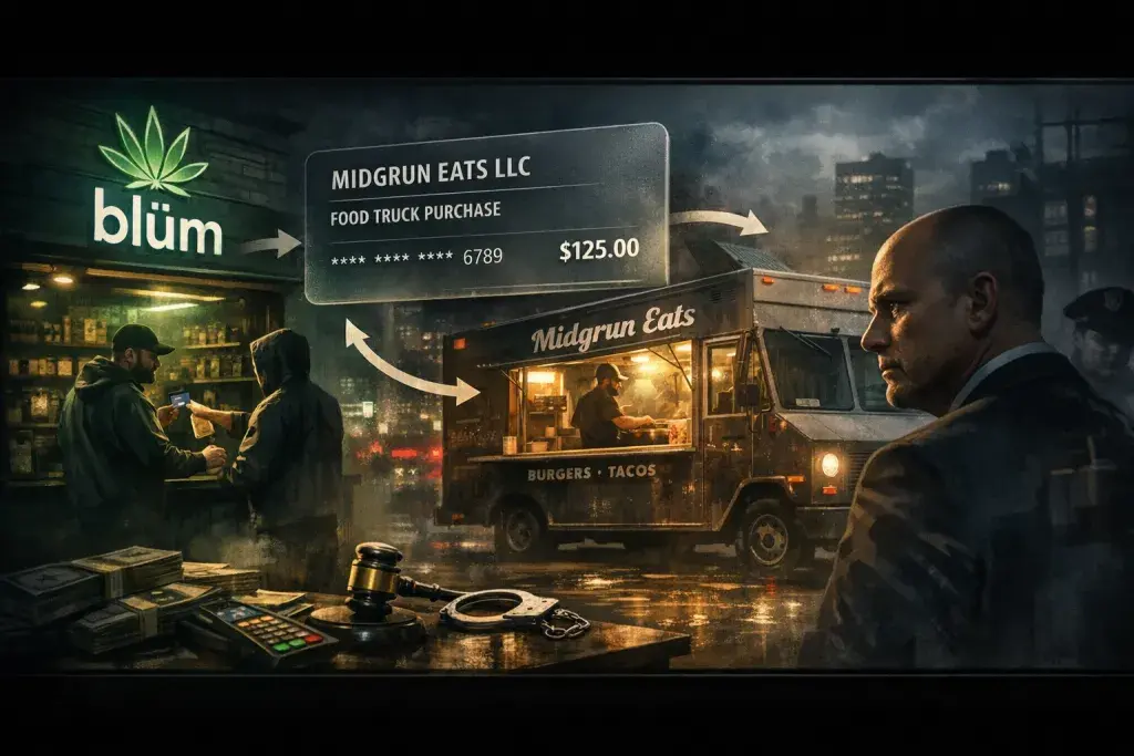 Blüm Dispensary Masks Credit Card Purchases as Food Truck Sales